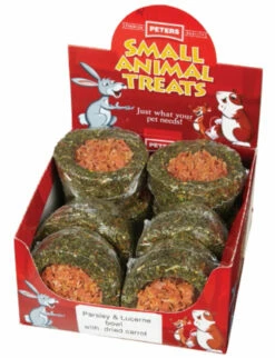 Peters Lucerne Bowl Dried Carrot 130G X 8