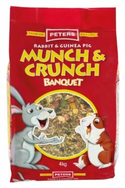 Peters Rabbit & Guinea Pig Munch & Crunch 4Kg