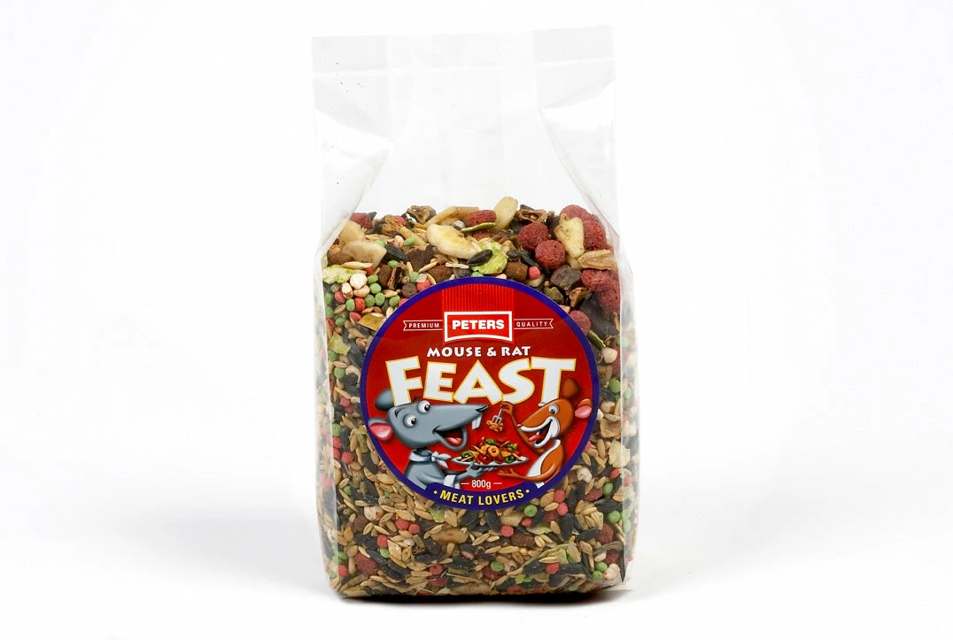 Peters Mouse & Rat Feast Meat Lovers 6X800G 3 Peters Mouse & Rat Feast Meat Lovers 6X800G