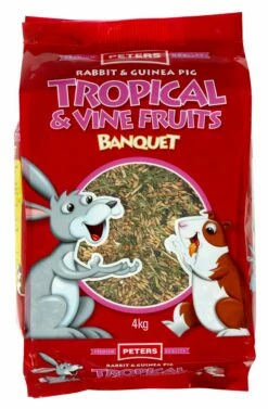 Peters Rabbit & Guinea Pig Tropical And Vine Fruits 4Kg