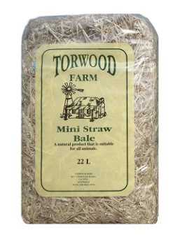 Torwood Farms Mini Straw Bale 22L