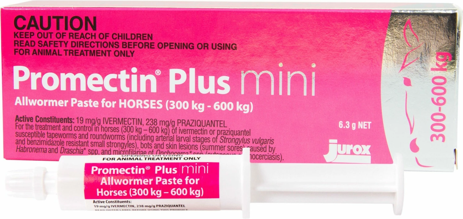 Jurox Promectin Plus Mini Horse 6.3G 4 Jurox Promectin Plus Mini Horse 6.3G - Image 2