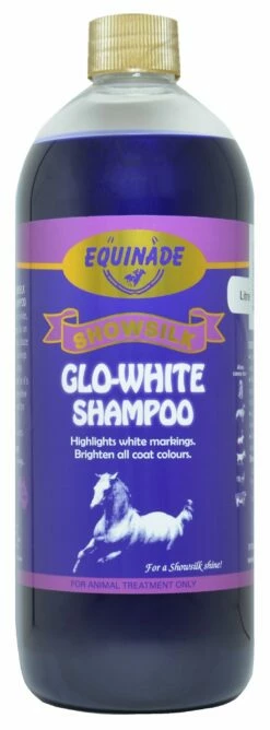 Equinade Showsilk Glo White Shampoo 2.5L -AU Poultry Supplies Sales 2024 XESGWS2 5