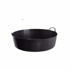Tubtrug Large Shallow 35L Black